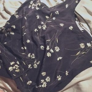 MULBERRY 100%silk floral dress